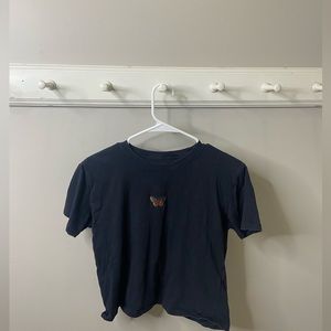 Black Butterfly Hollister Tee